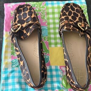 Lilly Pulitzer Leopard Print loafers